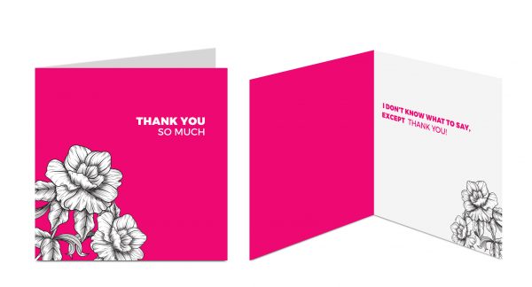 Thank you card