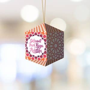 Hari Raya Card Ornaments